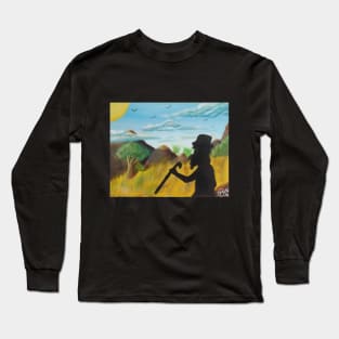 Silhouette Farmer Long Sleeve T-Shirt